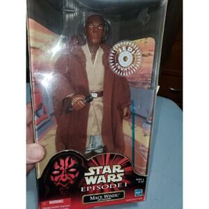 Mace Windu With Lightsaber Star Wars Episode 1 Brand New Sealed 1999 edition